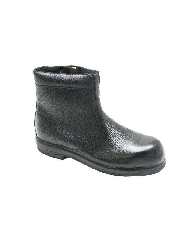 รองเท้านิรภัยหุ้มข้อ รุ่น 0008R พื้นยางสำเร็จรูป (RUBBER)