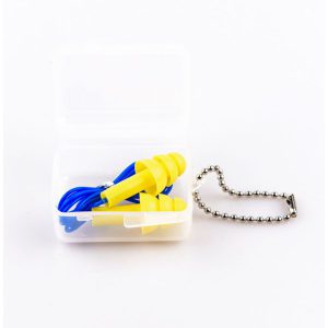 ปลั๊กอุดหู ซิลิโคนมีสาย&กล่อง EC-2001C+BOXB