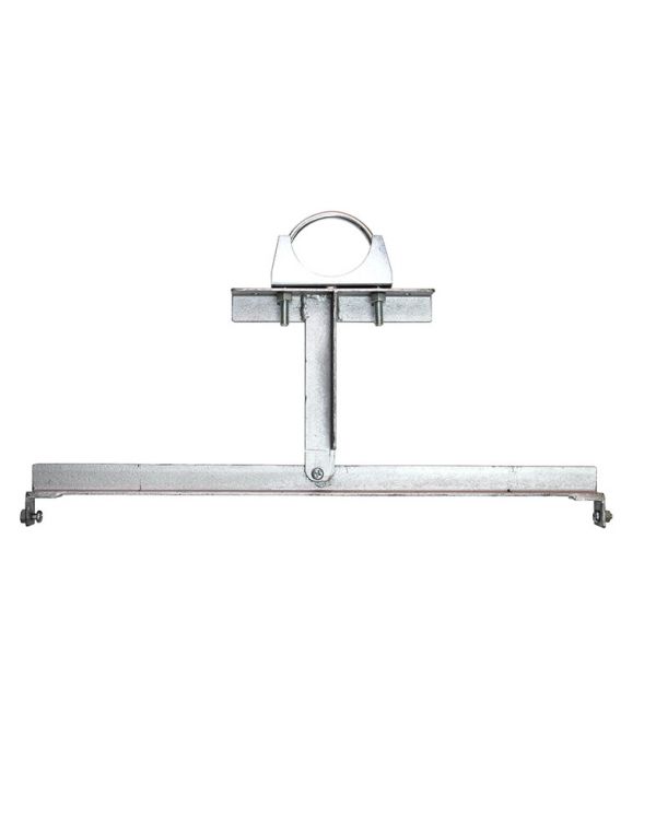 Curved glass catheter, pillar front, width 18 inches