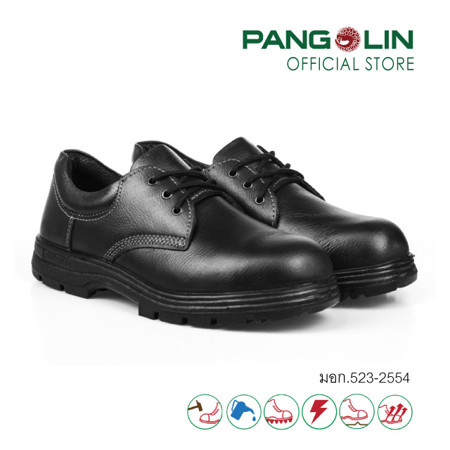 รองเท้านิรภัยหุ้มส้น รุ่น 0201 พื้น PU เสริมแผ่นใยสังเคราะห์คอมโพสิต