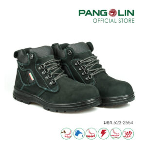 Ankle safety shoes, model 0283, PU sole with metal plate