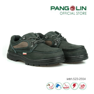 Ankle safety shoes, model 0285, PU sole with metal plate.