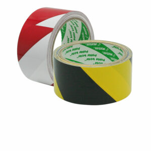 Yellow-black masking tape Attached to the boundary floor, size 2 inches wide, 20 meters long