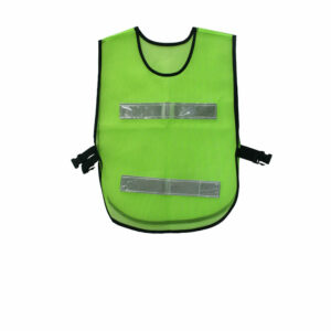 2 green reflective stripes