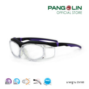GLSS0117 แว่นตานิรภัย สำหรับงานภายในอาคาร (DE-11RL+) เลนส์ใส