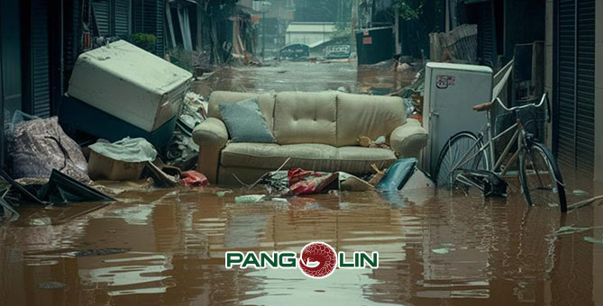 น้ำท่วมบ้านหนักมาก